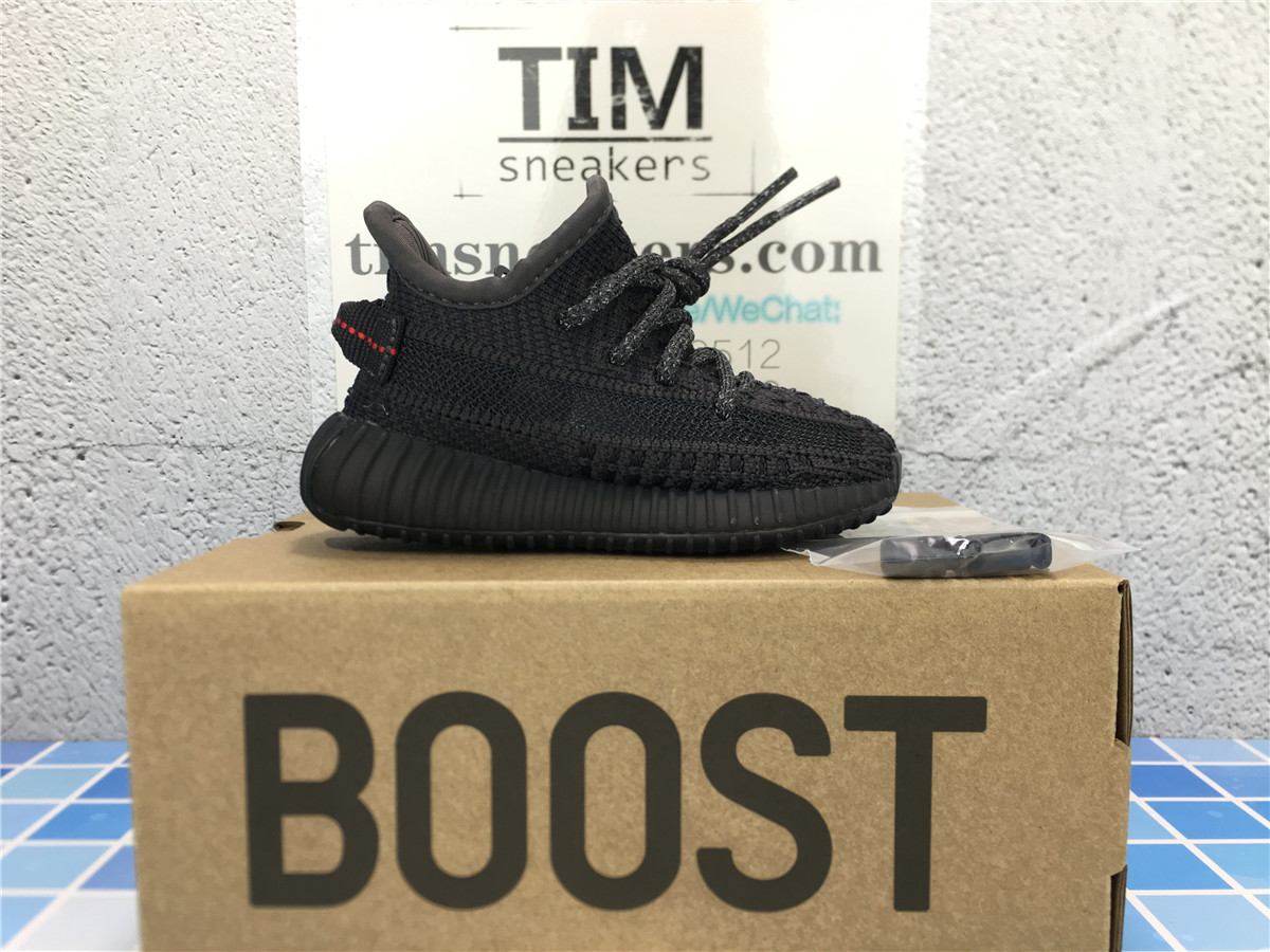 Free Shipping Yeezy Boost 350 V2 Black Non Reflective Infant